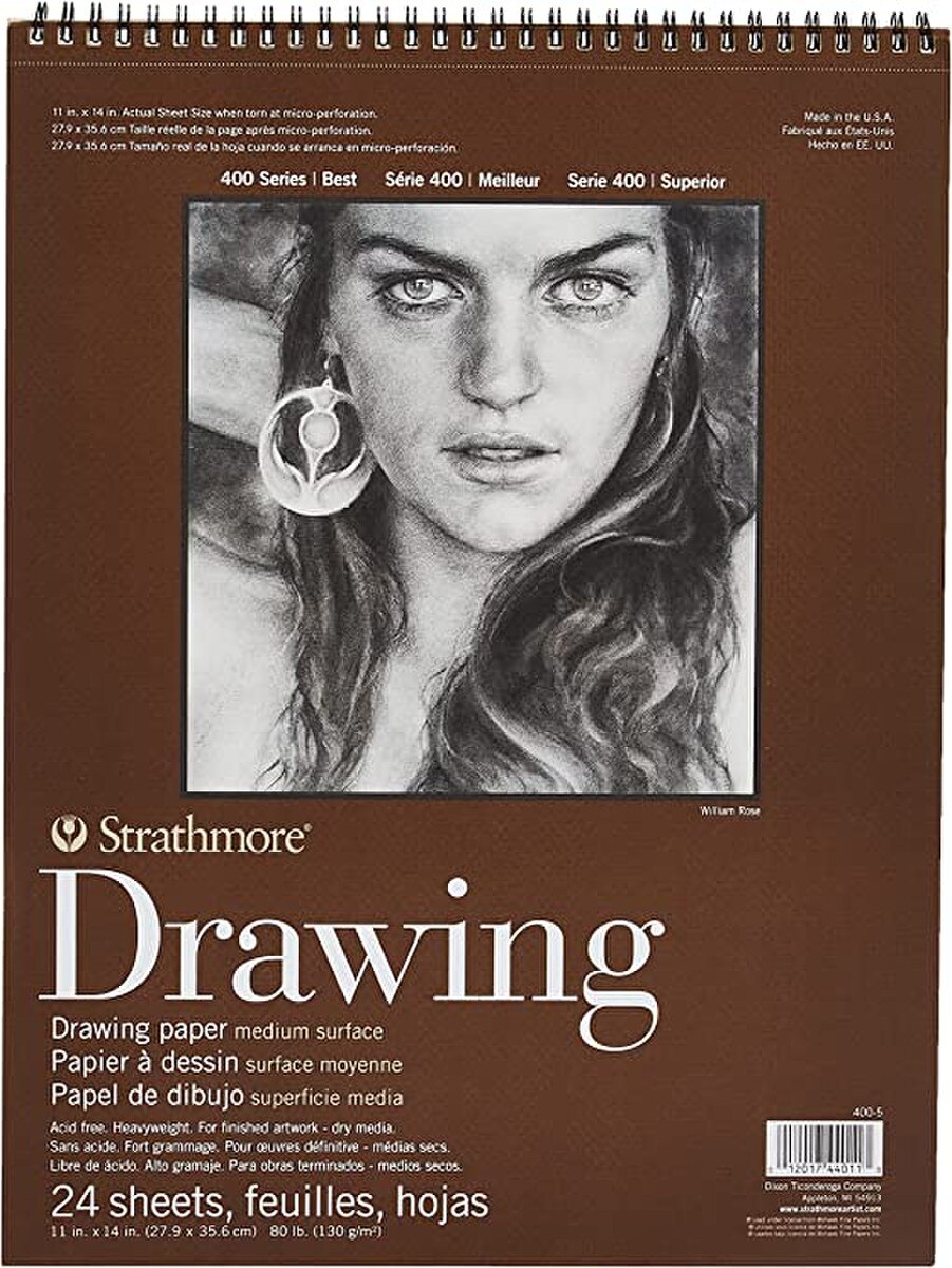 Strathmore, Drawing Pad, Spiral, 11X14
